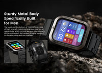 2024 NEW KOSPET TANK M2 Ultra Smart Watch For Men Digital Watches Bluetooth Call 5ATM Waterproof Fitness Electronic Smartwatches