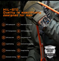 Men Smart Watch For Android IOS Fitness Watches Ip68 Waterproof Military Healthy Monitor AI Voice Bluetooth Call Smartwatch 2023