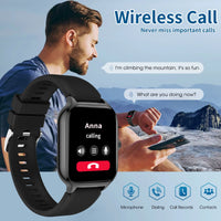 Smartwatch, Wireless Talk/Dial, Multi-Sport Mode for Men and Women, Compatible with IPhone/Andriod