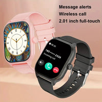 Smart watch with full touch screen, call, message reminder and other functions, suitable for men and women