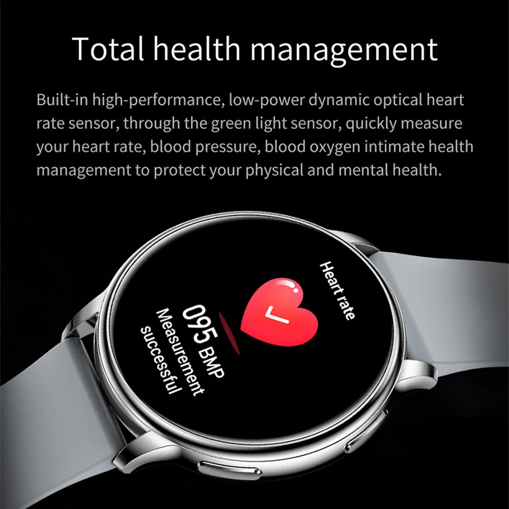 RollsTimi Samrtwatch for Man Bluetooth Call Multi-Sport Mode Heanlth Monitoring Heart Rate Sleep Monitoring Reloj Hombre Mujer