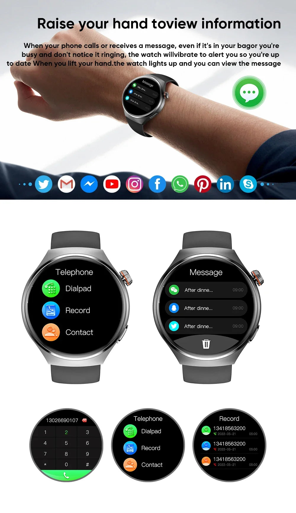 ﻿MT26 Voice Assistant Outdoor Men Smartwatch AMOLED Health Monitoring Professional Sports Fitness Wireless Charging GPS Tracker