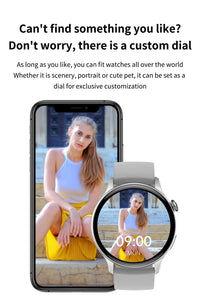 Xiaomi Mijia New Women Bluetooth Call Smartwatch Always Display Time Heart Rate Sports Health Monitoring Music GT4 Smart Watches