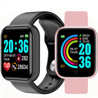 Real Step Count Fashion Smart Sports Watch Fitness Tracker Sports Watch Android IOS Smart Bracelet Smart Men's Waterproof Watch