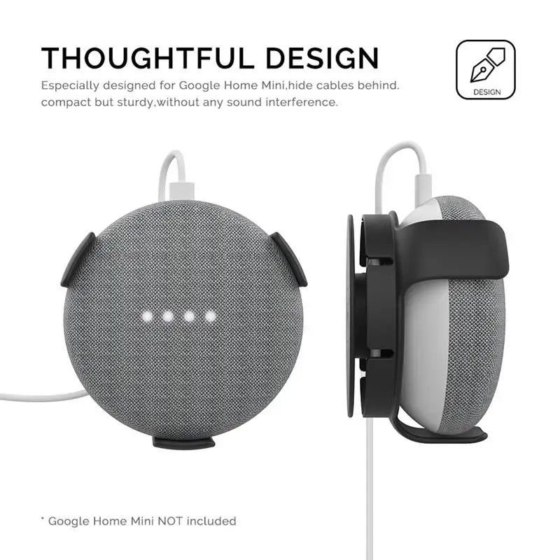 ForGoogle Home Mini Wall Mount Holder Cord Management forGoogle Home Mini Smart Speaker Accessory