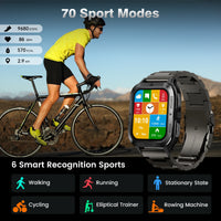 2024 Original KOSPET TANK M2 Smart Watches For Men Bluetooth Call Digital Watch 5ATM Waterproof Sport Fitness Smartwatch Ultra