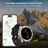 Original KOSPET TANK T3 Ultra Smart Watches For Men GPS Smartwatch Women 470mAh Electronic Fitness AMOLED AOD Bluetooth Watches