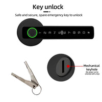 RAYKUBE M5 US Free Delivery Tuya BLE Smart Fingerprint Door Lock Electronic Lock with Password/Key/Card/Tuya APP Unlock