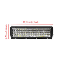 DC 9-30 V 204 W 9 Inch Offroad Spotlight Led Light Bar Driving Lights Flood Beam LED Work Light for Truck Pickup SUV ATV UTV