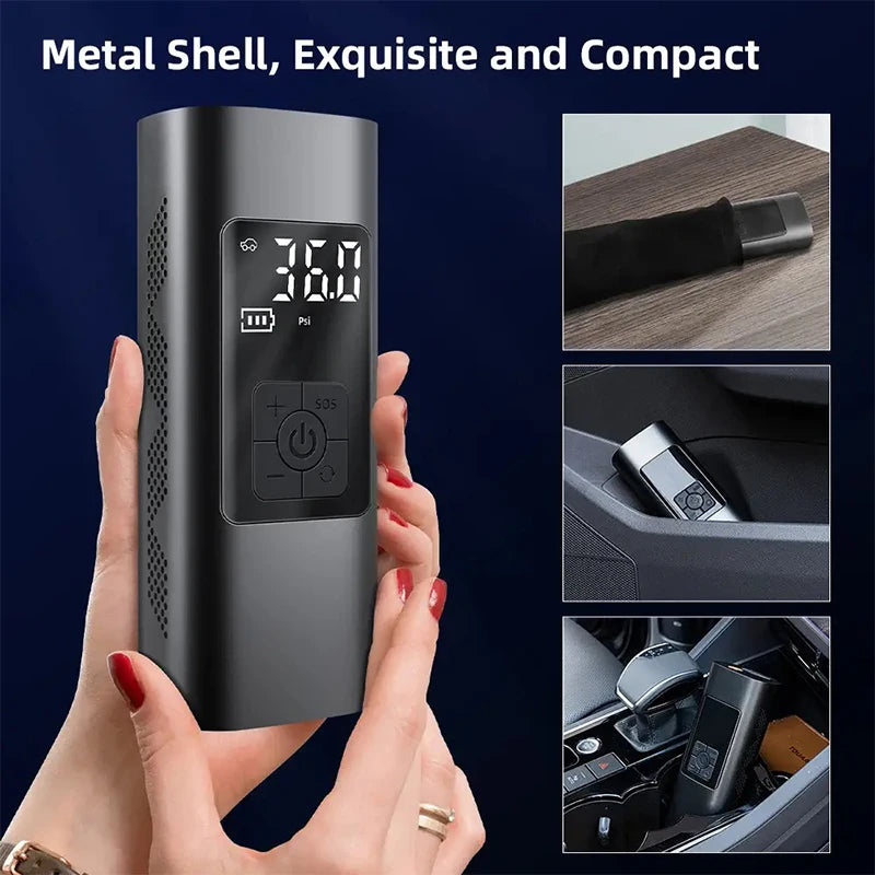 Mini 6000mah Electric Cordless Air Pump Portable Compressor Air 150PSI 12v Air Compressor Car Tyre Tire Inflator Compressor