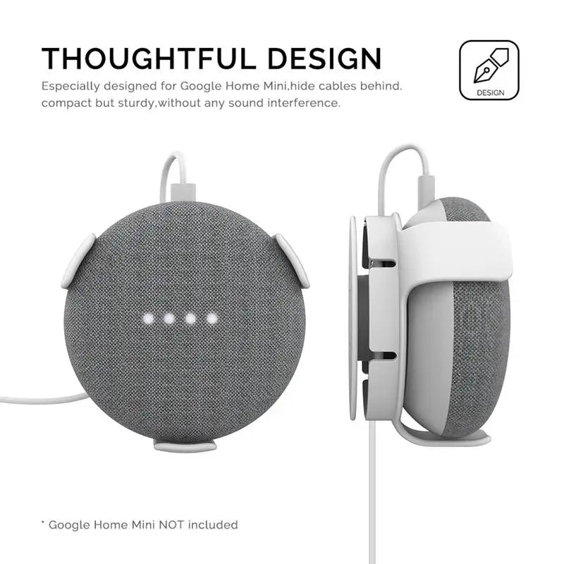 ForGoogle Home Mini Wall Mount Holder Cord Management forGoogle Home Mini Smart Speaker Accessory