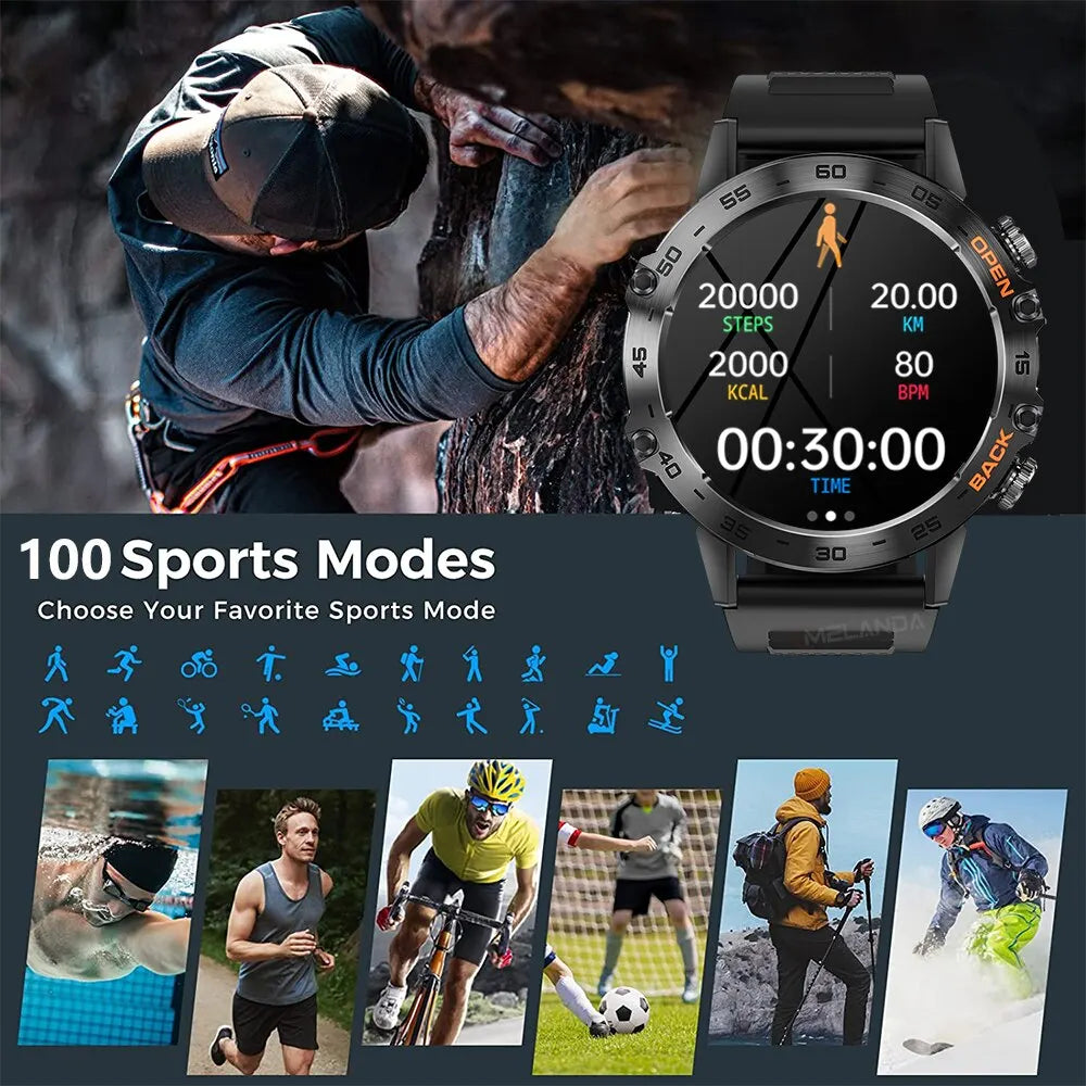 Xiaomi Mijia 1.39" Bluetooth Call Smart Watch Men Outdoor Sports Fitness Heart Rate Health Monitoring Smartwatch for Android IOS