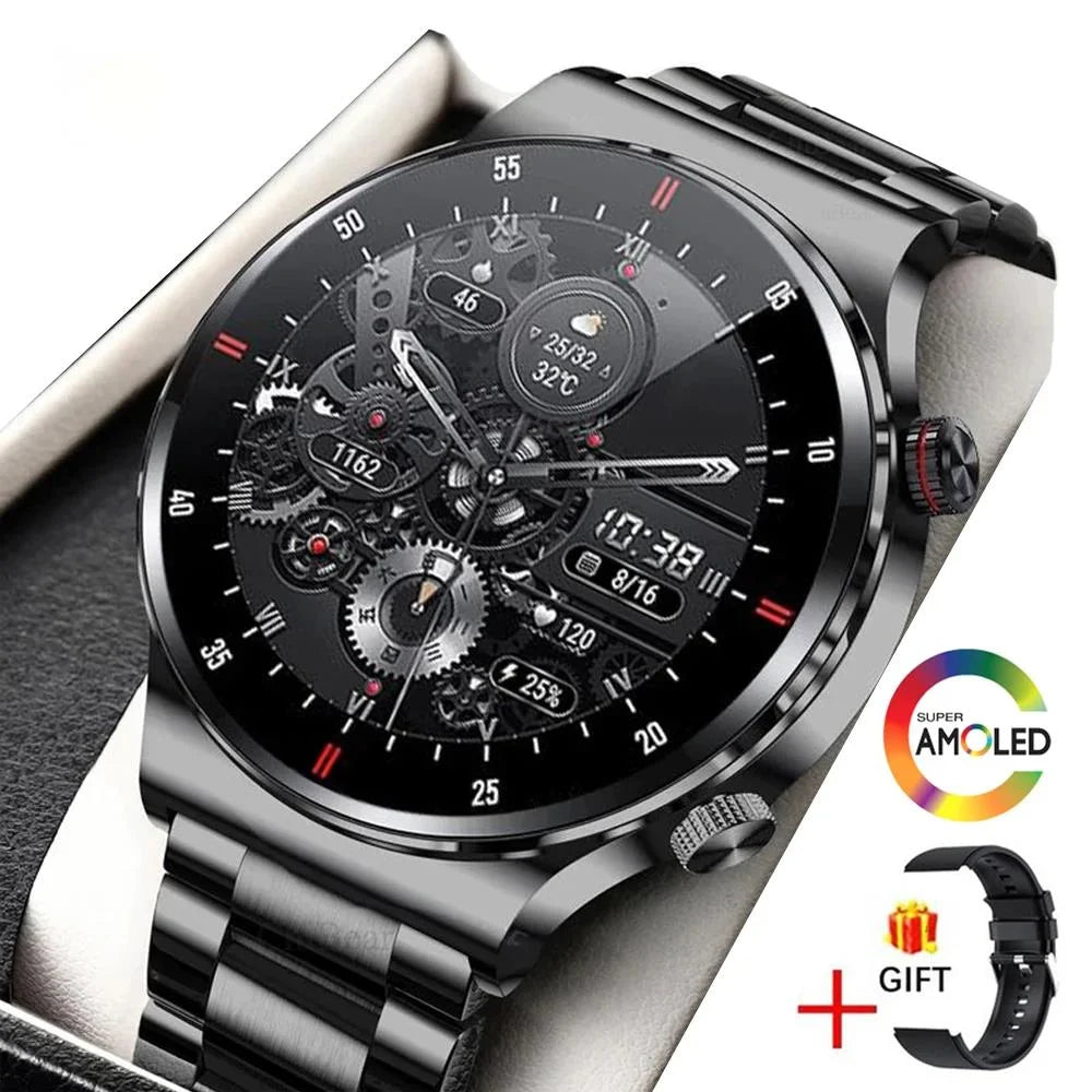 2024 NEW ECG+PPG Business Smart Watch Men Bluetooth Call Health Sleep Monitoring Multiple Sports Mode Waterproof Smartwatch