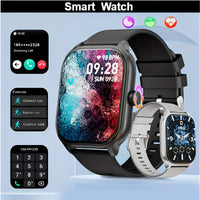 Smart watch men and women fitness sports watch real pedometer full touch screen bluetooth call digital smart watch