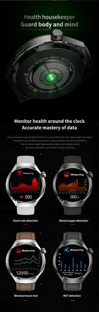 Smartwatch Men GT4 Pro 360*360 HD Screen Heart Rate Bluetooth Call IP68 Waterproof NFC Smart Watches 2023 New For Huawei Xiaomi