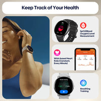 Zeblaze GTR 3 Pro AMOLED Display Smart Watch 316L Stainless Steel Frame Make/Receive Phone Calls Smartwatch For Men Women