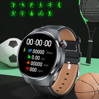 2023 New NFC Men's Smart Watch Bluetooth Call GPS Motion Track Smart Watch Blood Pressure Temperature Monitoring Smart Men Watch