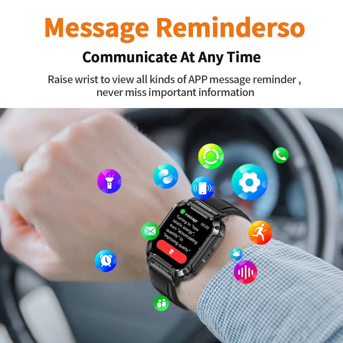 Smart watch, wireless calling/dial, multi-Sport mode,sports watches, Change Wallpaper, fitness monitoring, for iPhone/Andriod