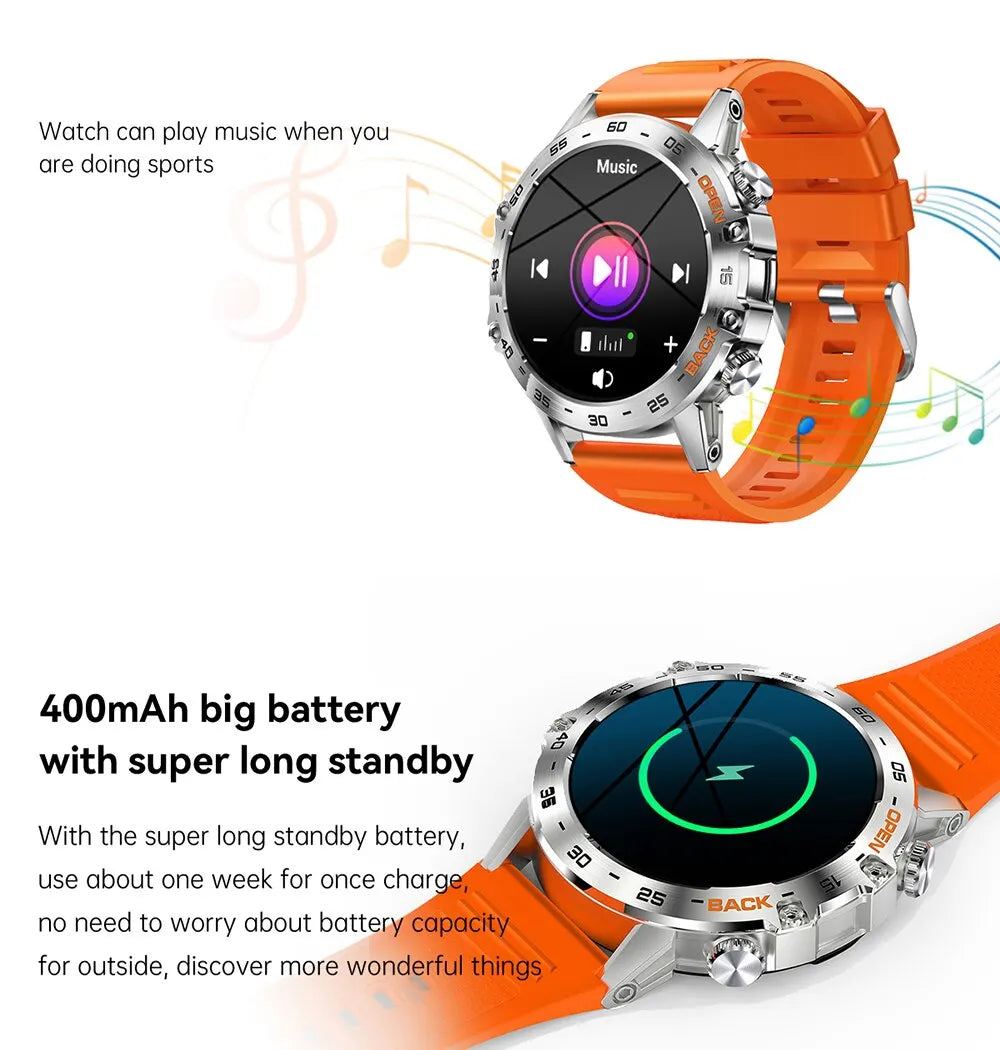 Xiaomi Mijia Bluetooth Call Smart Watch Men Outdoor Sports Fitness Heart Rate Health Monitoring Smartwatch for Android IOS Phone