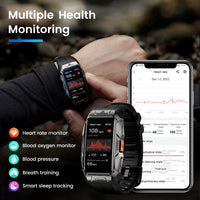 KOSPET TANK X1 Smart Watch Men Women Smartband 10ATM Waterproof Watches 1.47" AMOLED Bracelet AOD 3D Fitness Tracker Smartwatch