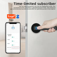 RAYKUBE M5 US Free Delivery Tuya BLE Smart Fingerprint Door Lock Electronic Lock with Password/Key/Card/Tuya APP Unlock