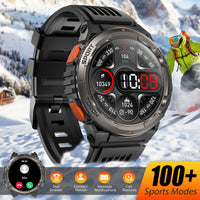 EIGIIS 1.45 Inch Smart Watch KE5 3ATM Waterproof Original Design Sports Watch With Compass And Altitude Barometer LED Flashlight