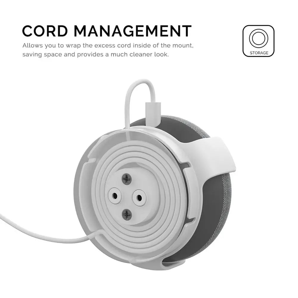 ForGoogle Home Mini Wall Mount Holder Cord Management forGoogle Home Mini Smart Speaker Accessory