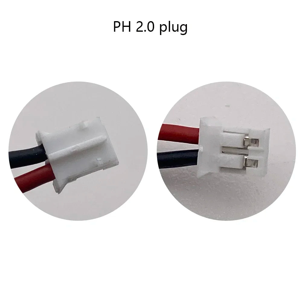 523450/503450 1000mAh 3.7V Polymer Lithium Rechargeable Battery Li-ion Battery PH2.0 2pin for MP5, Smart Watch, Speaker