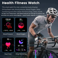 SENBONO Military Men Smart Watch Bluetooth Call 24/7 Heart Rate Monitor IP68 Waterproof 100+ Sport Mode Smartwatch for Men Women