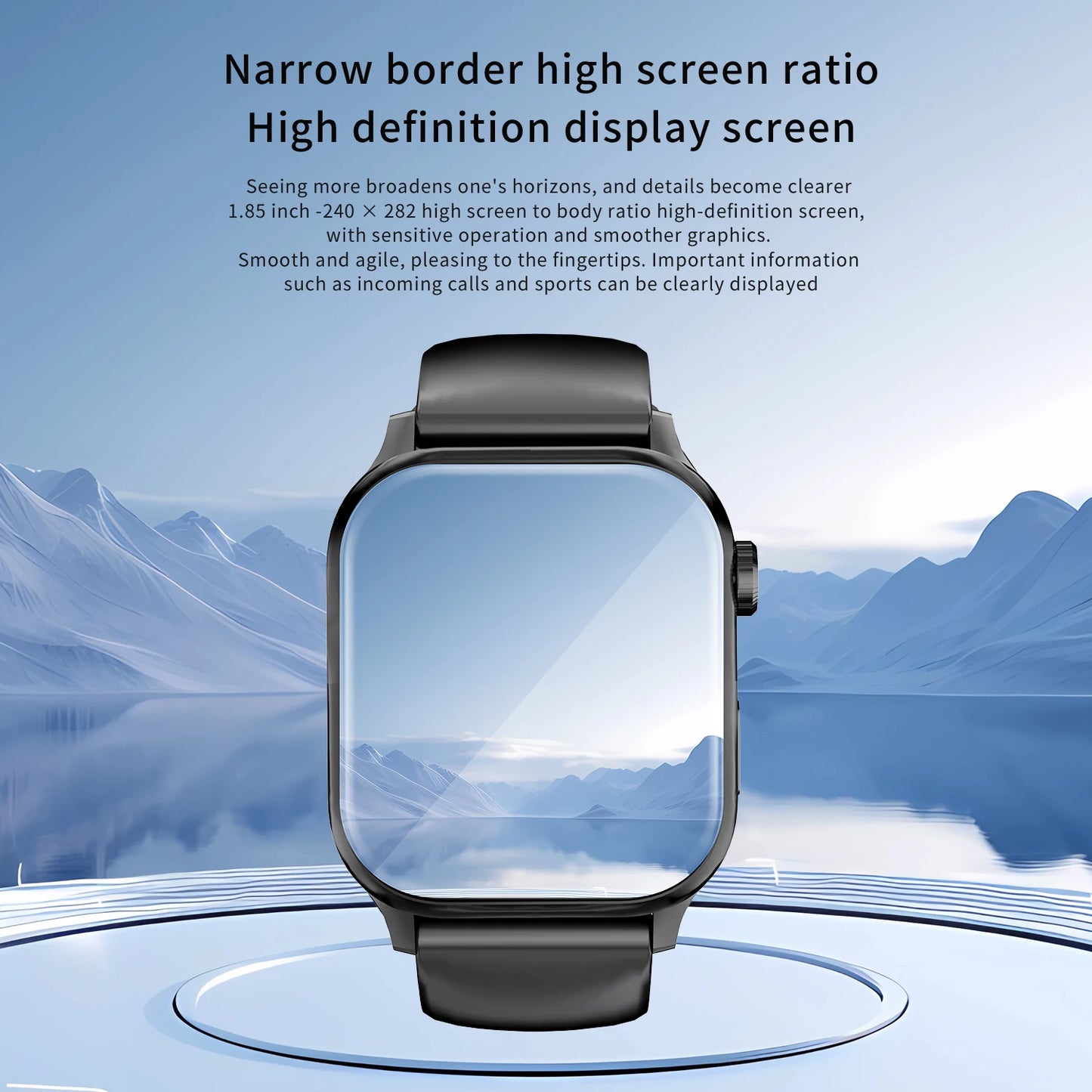 SENBONO Men's Smartwatch Bluetooth Call Fitness Tracker Heart Rate 100+ Sport Mode Smart Watch Men for Android IOS Xiaomi Huawei