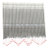 QUICKO T12-BCF3 Lead-free Soldering Iron Tip, T12-BC1, T12-BC1.5, T12-BC2, T12-BC3, T12-BCF1, T12-BCF2, T12-BCF3