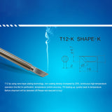 QUICKO T12-KU Lead-free Soldering Iron Tip, T12-K, T12-KF, T12-KL, T12-KR, T12-KU