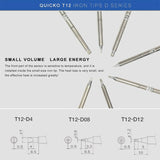 QUICKO T12-D4 Lead-free Soldering Iron Tip, T12-D4, T12-D08, T12-D12