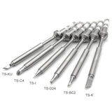 QUICKO TS100 Lead-free Electric Soldering Iron Tip, TS-KU, TS-B2, TS-BC2, TS-C4, TS-D24, TS-I, TS-ILS, TS-K, TS-KU