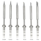 QUICKO TS100 Lead-free Electric Soldering Iron Tip, TS-KU, TS-B2, TS-BC2, TS-C4, TS-D24, TS-I, TS-ILS, TS-K, TS-KU