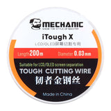 MECHANIC iTough X 200M 0.03MM LCD OLED Screen Cutting Wire, MECHANIC 0.03MM 200M