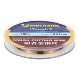 MECHANIC iTough X 200M 0.035MM LCD OLED Screen Cutting Wire, MECHANIC 0.035MM 200M