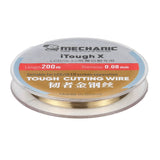 MECHANIC iTough X 200M 0.08MM LCD OLED Screen Cutting Wire, MECHANIC 0.08MM 200M