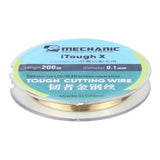 MECHANIC iTough X 200M 0.1MM LCD OLED Screen Cutting Wire, MECHANIC 0.1MM 200M