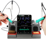 SUGON T3602 220V 240W Dual Station Nano Electric Soldering Station with Double Handle, EU Plug, T3602, EU Plug