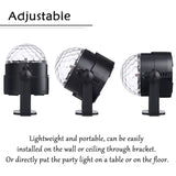 YouOKLight YK2278 3W Sound Activated Party DJ Lighting RBG Disco Ball Strobe Lamp Stage Par Light with 7 Modes, Without Remote Control