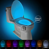 YouOKLight Motion Activated Toilet Nightlight, LED Toilet Light Bathroom Washroom