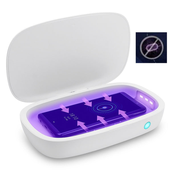 U3 UVC Ultraviolet Cell Phone Sterilization Box Mask Toothbrush Sterilizer Sterilization Box Wireless Charger, Sterilization Box Wireless Charger