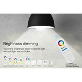 FUT012 E27 9W RGB + CCT LED Bulb Light 100V-240V Full Color Remote Control Smart Bulb WiFi 2.4G Wireless