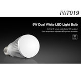 FUT019 9W Dual White LED Bulb 2.4GHZ RF Controllable Wifi Enabled CCT Adjustable Brightness Dimming E26/E27