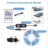 WS2812B USB 5V APP Remote Controller Bluetooth Music Controller for SK6812 WS2811 WS2812 LED Light Strip