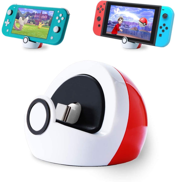 For Nintendo Switch and Switch Lite NS Nintendo Game Console Mini Portable Charging Dock Stand, Charging Dock Stand