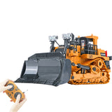 Mofun 1046 2.4G remote control nine channel engineering vehicle 1:24 multi-function crawler heavy bulldozer, 1046