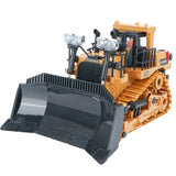 Mofun 1046 2.4G remote control nine channel engineering vehicle 1:24 multi-function crawler heavy bulldozer, 1046