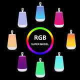 ST117 RGB Remote Control Touch Dimmable Lamp Portable Bedside Night Light, ST117